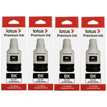 4x Refil Tinta Compatível Premium P/ Canon Gi-10 Gi10 Preto