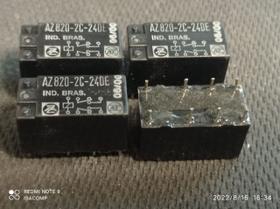 4x Rele Az820-2c-24de 24v 2amp 2 Contatos 8 Pinos Zettler
