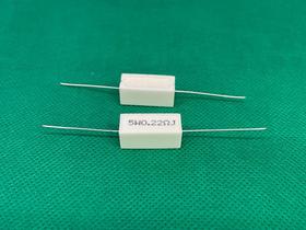4x Resistor de Porcelana 0r22 5w 5% 4x Resistor de Porcelana 0r22 5w 5%