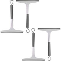 4x Rodinho de Pia Rodo Multiuso Pisos Vidros com Cabo OU