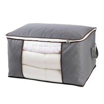 4X Saco Organizador Para Cobertor Caixa Organizadora Guarda Roupa Casaco Grande Anti-Poeira Umidade