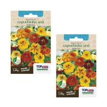 4X Sementes Capuchinha Anã (Sortida) TOPSEED 4X Sementes Capuchinha Anã (Sortida) TOPSEED