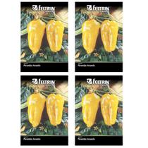 4X Sementes de Pimentão Amarelo FELTRIN