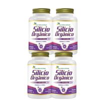 4x Silício Orgânico E Vitaminas 60 Cápsulas Flora Nativa