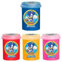 4X Slime Gelelé Sonic Com Disco Surpresa - 152G - Sortido