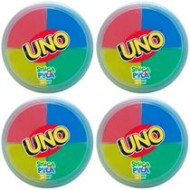 4X STIICA E PULA MASSINHA AIR CLAY 20g UNO - DOCE BRINQUEDO