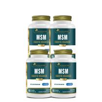 4x Suplemento Msm Enxofre Orgânico Flora Nativa 60 Caps