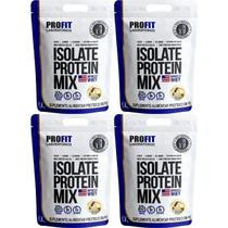 4x Suplemento Profit Isolate Protein Mix Baunilha 1,8kg 4x Suplemento Profit Isolate Protein Mix Baunilha 1,8kg