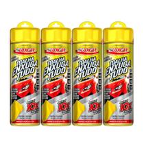 4x Toalha Enxuga Tudo Absorve 10x Água Limpa e Seca Luxcar