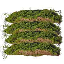 4x Tronco Decorativo Madeira e Musgo Artificial (48cm) SMO 4x Tronco Decorativo Madeira e Musgo Artificial (48cm) SMO