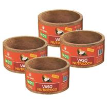 4X Vaso Redondo Nutricoco N01 (8,5x12cm) NUTRIPLAN