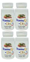 4x Vitamina K2 + Vitamina D3 60 Cápsulas 500mg - Rei Terra