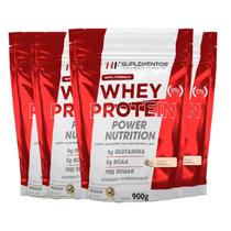 4X Whey Protein Power Nutrition Refil 900G Coco Hf 4X Whey Protein Power Nutrition Refil 900G Coco Hf