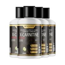 4x x-carnitine atena 2300 + cromo 480ml limão hf suplements