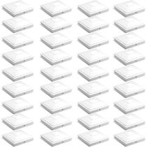 4x4 tampas laterais à prova d'água brancas, pacote com 36