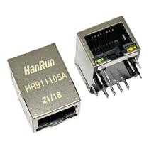 5/10PCS HR911105A Conector RJ45 de porta única com módulo magnético e LED HR911105 5/10PCS HR911105A Conector RJ45 de porta única com módulo magnético e LED HR911105