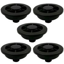 5 Acoplamentos Preto P/Liquidificador Walita RI210X