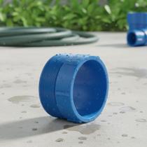 5 Adaptador 50mm X 2 Polegadas Pvc Azul Irrigação