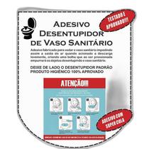 5 Adesivo Desentupir Vaso Sanitário Entupido Descartavel