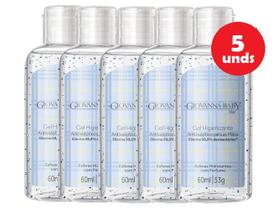 5 Álcool Gel Giovanna Baby Blue 60ml