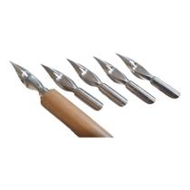 5 Antigas Penas Aço Extra Fina Inglesas Caligrafia Copperplate e 1 Cabo de madeira de lei artesanal 5 Antigas Penas Aço Extra Fina Inglesas Caligrafia Copperplate e 1 Cabo de madeira de lei artesanal