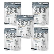5 Antimofo Secar Sem Perfume 250g Elimina Fungos Bactérias Mofo Odores Umidade Antiumidade Anti Mofo Guarda Roupa Armário Despensa Multiuso