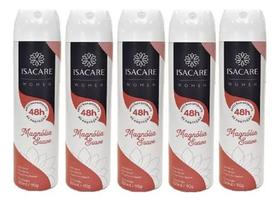5 Antitranspirante Women Magnolia Suave Isacare 150ml/90g