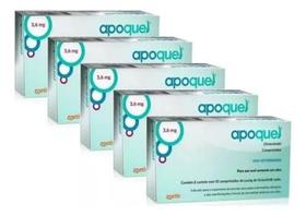 5 Apoquel Anti Coceira Cães Cachorro Cão 3,6 Mg 100 Comp 5 Apoquel Anti Coceira Cães Cachorro Cão 3,6 Mg 100 Comp