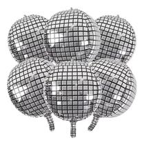 5 Balao Globo Discoteca Metalizado Dourado 4d Balada Festas 5 Balao Globo Discoteca Metalizado Dourado 4d Balada Festas