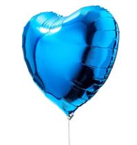 5 Balão Metalizado Coração 45cm (Escolha A Cor) Festa Decoração Dia Dos Namorados Casamento - wellimports