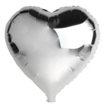 5 Balão Metalizado Coração 45cm (Escolha A Cor) Festa Decoração Dia Dos Namorados Casamento