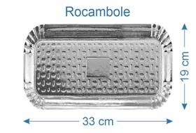 5 Bandeja de Bolo Rocambole Laminado Prateado