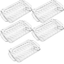 5 Bandejas Cristal Festas Buffet com Alça 35x21x3cm Wolff Travessa Angel Servir Decorar 5 Bandejas Cristal Festas Buffet com Alça 35x21x3cm Wolff Travessa Angel Servir Decorar