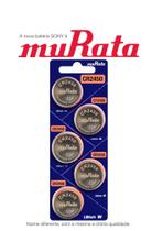 5 Baterias Murata CR2450 DL2450 ECR2450 Célula de Moeda de Lítio de 3V 5 Baterias Murata CR2450 DL2450 ECR2450 Célula de Moeda de Lítio de 3V