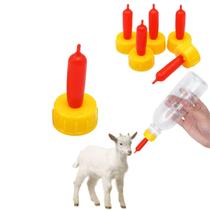 5 Bico Mamadeira Chupeta Roca Garrafa pet Animais Ovinos