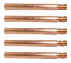 5 Bicos De Contato Para Tocha Mig M8x72,5 1,0mm 36KD - V8 Brasil