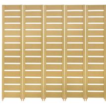 5 Biombo Slim Reto Com Pés Folha Painel Mdf Cru Divisor Divisória Separador De Ambiente Vários Modelos