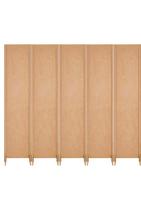 5 Biombo Slim Reto Com Pés Folha Painel Mdf Cru Divisor Divisória Separador De Ambiente Vários Modelos