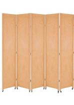 5 Biombo Slim Sanfonado Com Rodinhas E Dobradiças Mdf Cru Folha Painel Divisor Divisória Separador De Ambiente Vários Modelos