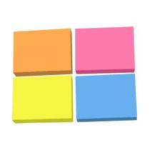 5 Bloco Adesivo Para Anotação de Recado Colorido 38x50mm 5 Bloco Adesivo Para Anotação de Recado Colorido 38x50mm