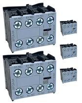 5 Bloco De Contato Auxiliar Frontal Para Minicontator CWCA0 Weg BFCA-04 4NF 5 Bloco De Contato Auxiliar Frontal Para Minicontator CWCA0 Weg BFCA-04 4NF