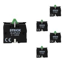 5 Bloco de Contato Auxiliar Steck SLPL42 660V 1NA Frontal 5 Bloco de Contato Auxiliar Steck SLPL42 660V 1NA Frontal