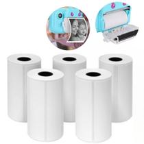 5 Bobina Térmica Para Mini Impressora Gatinho 57Mm - Adesiva - Shippei