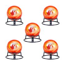 5 Bolas Extintoras de Incêndio ABC 500 g Com Suporte Apaga Fogo Automática Fire Ball Portátil 5 Bolas Extintoras de Incêndio ABC 500 g Com Suporte Apaga Fogo Automática Fire Ball Portátil