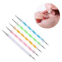 5 Boleadores Ponta Dupla Decoração Unhas Nail Art Manicure 5 Boleadores Ponta Dupla Decoração Unhas Nail Art Manicure