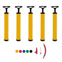 5 Bombas De Ar Manual P/ Inflar Boia Bexiga Upa Upa Revenda