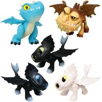 5 Boneco Como Treinar Seu Dragão Baby Grande Filhotes 24 CM