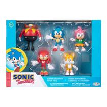 5 Bonecos Coleção Clássica Do Sonic - Sonic - Sunny Brinquedos