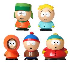 5 Bonecos South Park Eric Kenny Kyle Stan Action Figure - FCATOYS