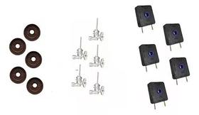 5 Borrachas,registros Ramal E Interruptores Cooktop Fischer 5 Borrachas,registros Ramal E Interruptores Cooktop Fischer